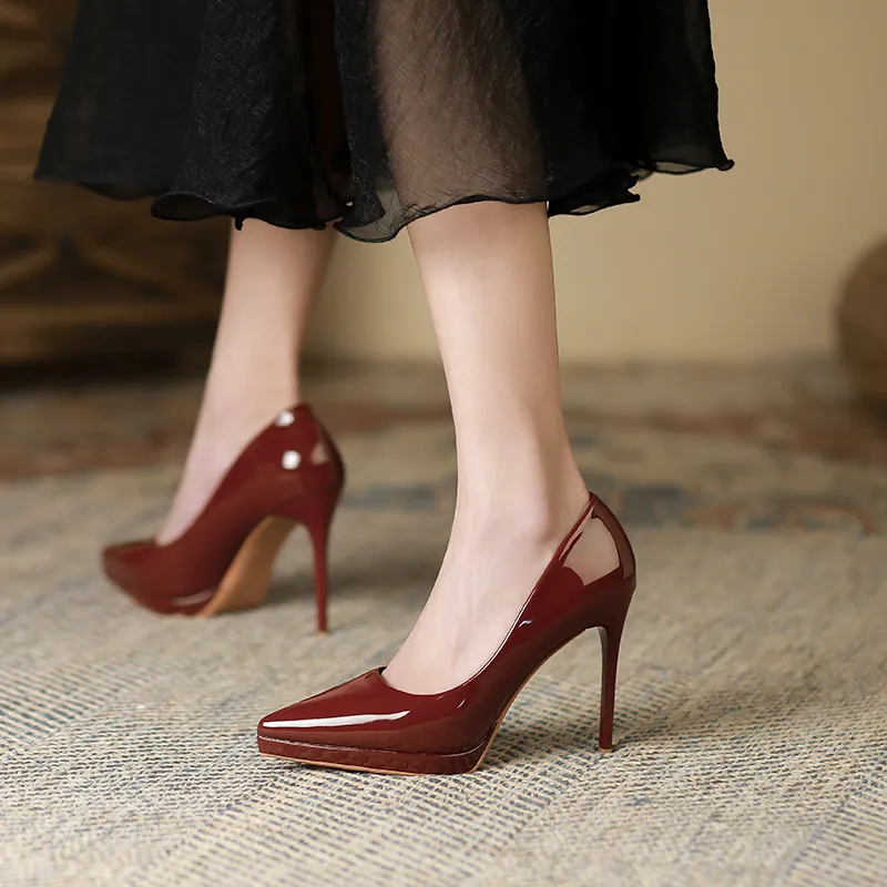 Lan Miao Slim Heel High Heels Women's-2