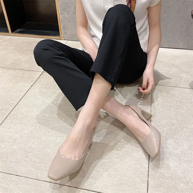 Lan Miao Chunky Heel High Heels Women's-8