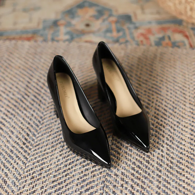 Lan Miao Chunky Heel High Heels Women's-6