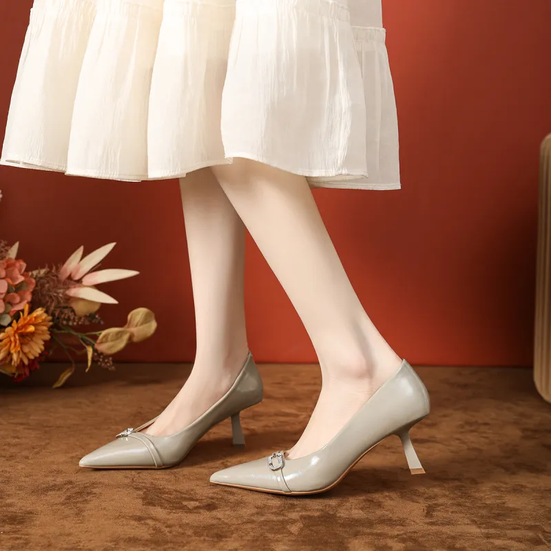 Lan Miao Slim Heel High Heels Women's-3