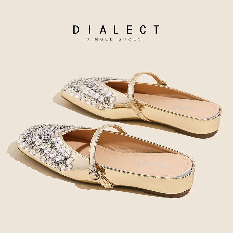 Lan Miao Abrasion Resistant Slip Resistant Closed Toe Slippers Women's-9