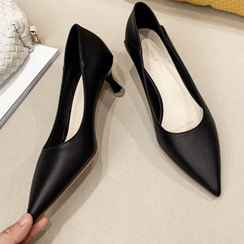 Lan Miao Slim Heel High Heels Women's-4