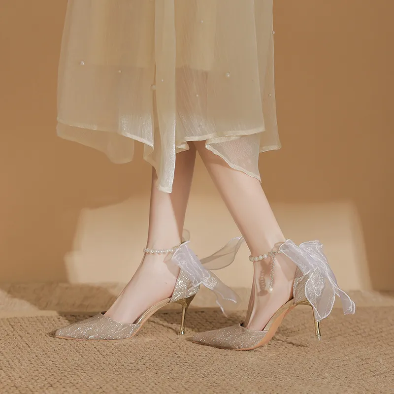 Lan Miao Slim Heel High Heels Women's-7