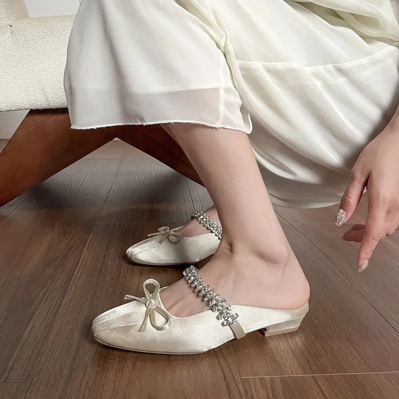 Lan Miao Slip Resistant Closed Toe Slippers Women's-5