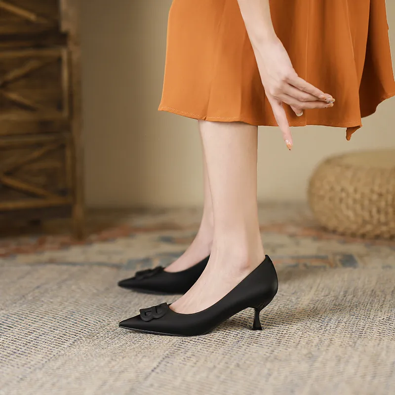 Lan Miao Slim Heel High Heels Women's-8