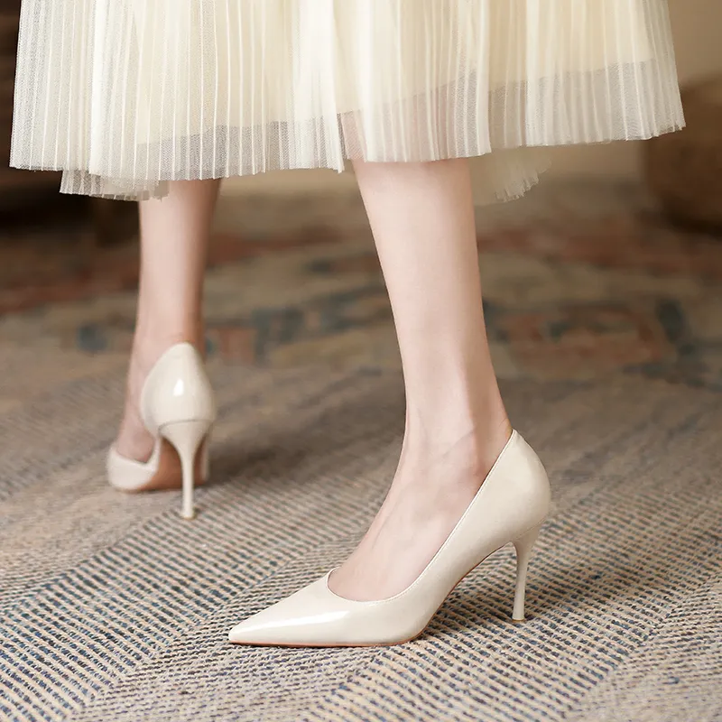 Lan Miao Slim Heel High Heels Women's-23