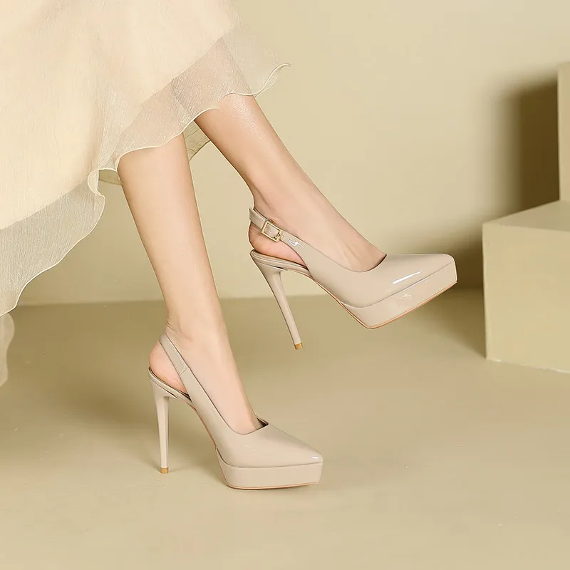 Lan Miao Slim Heel High Heels Women's-2