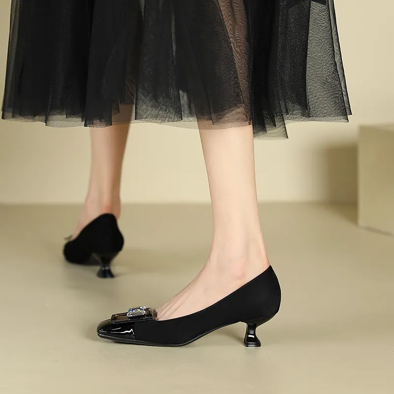Lan Miao Slim Heel High Heels Women's-3