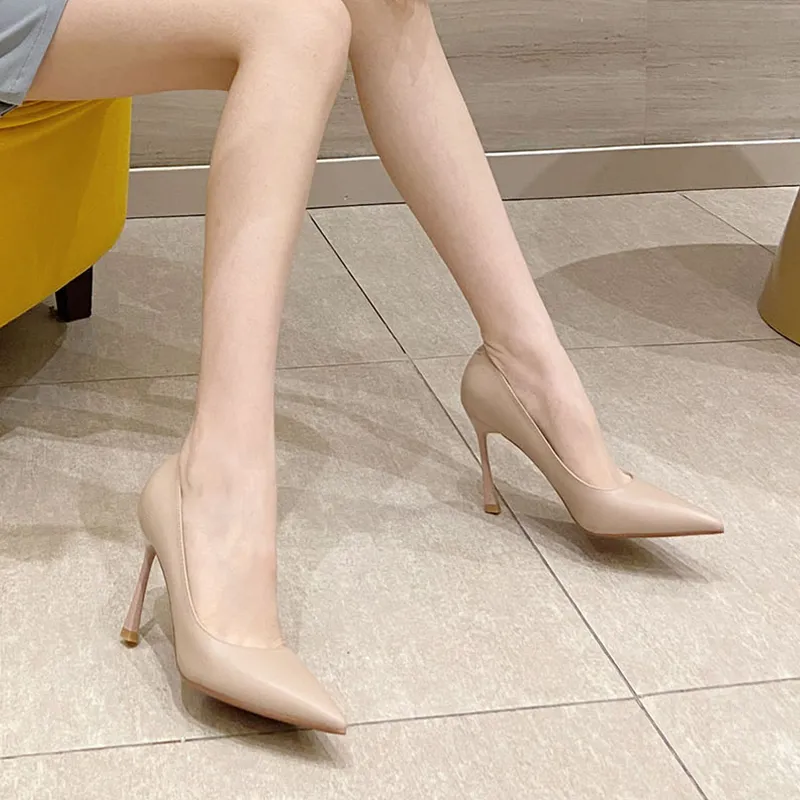 Lan Miao Slim Heel High Heels Women's-14