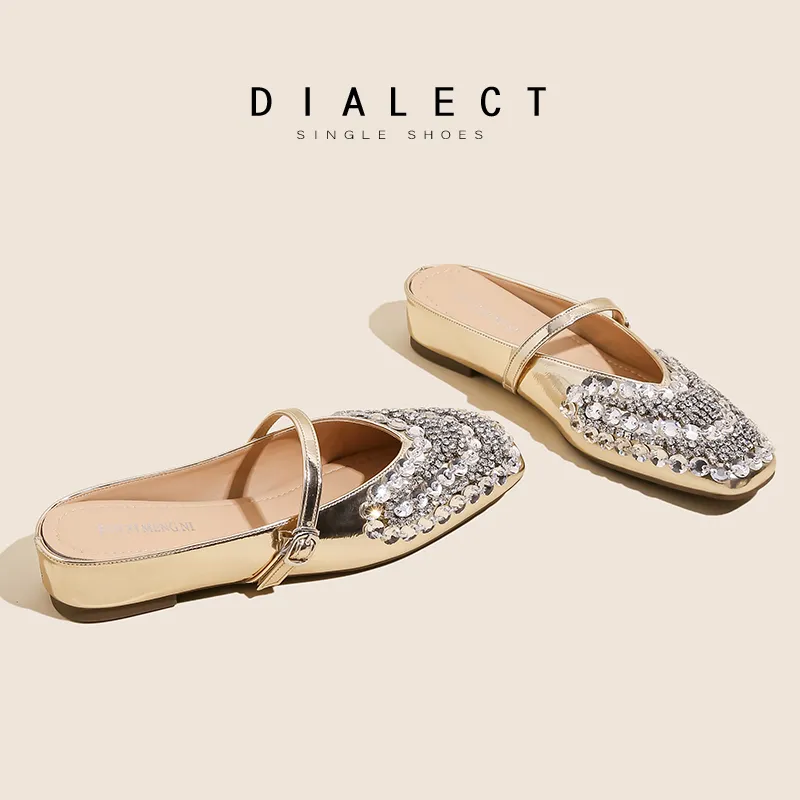 Lan Miao Abrasion Resistant Slip Resistant Closed Toe Slippers Women's-8
