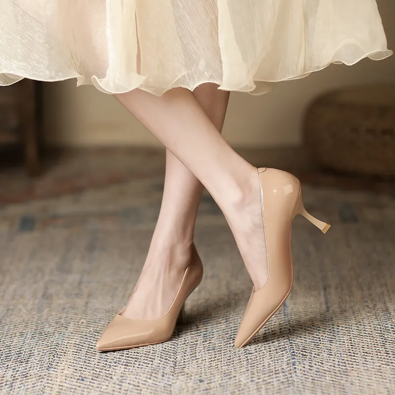 Lan Miao Slim Heel High Heels Women's-4