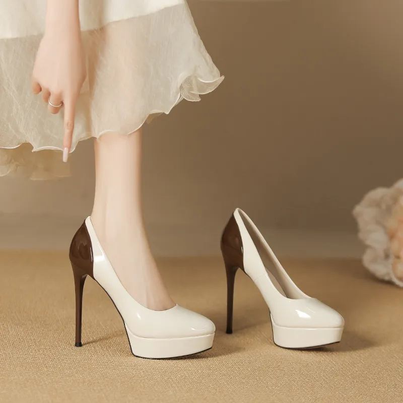 Lan Miao Slim Heel High Heels Women's-3