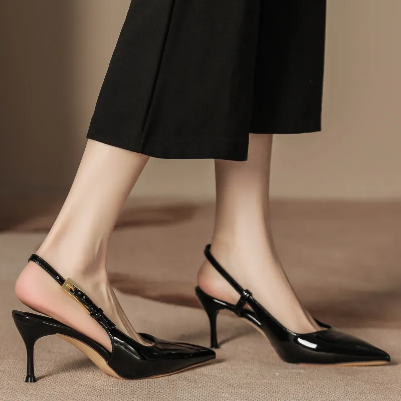 Lan Miao Slim Heel High Heels Women's-11