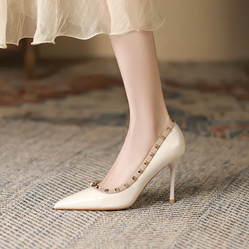 Lan Miao Slim Heel High Heels Women's-15