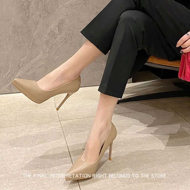 Lan Miao Slim Heel High Heels Women's-8