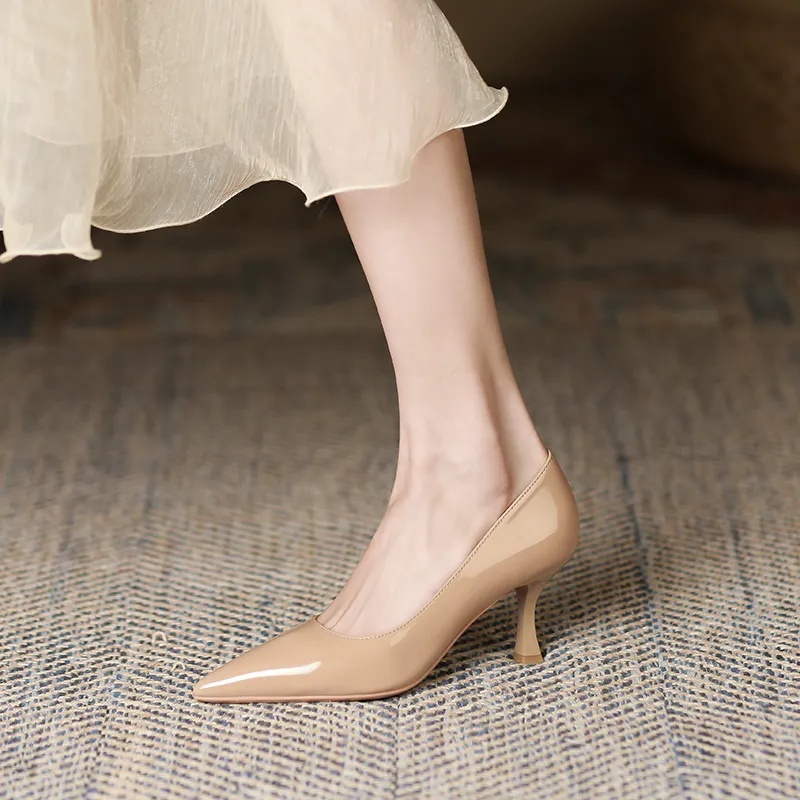 Lan Miao Slim Heel High Heels Women's-1