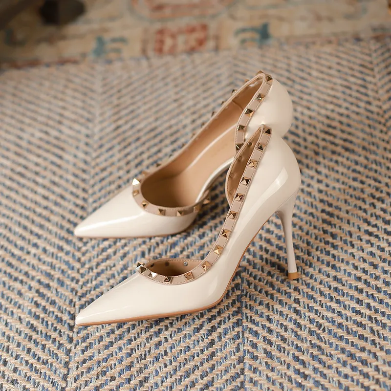 Lan Miao Slim Heel High Heels Women's-20
