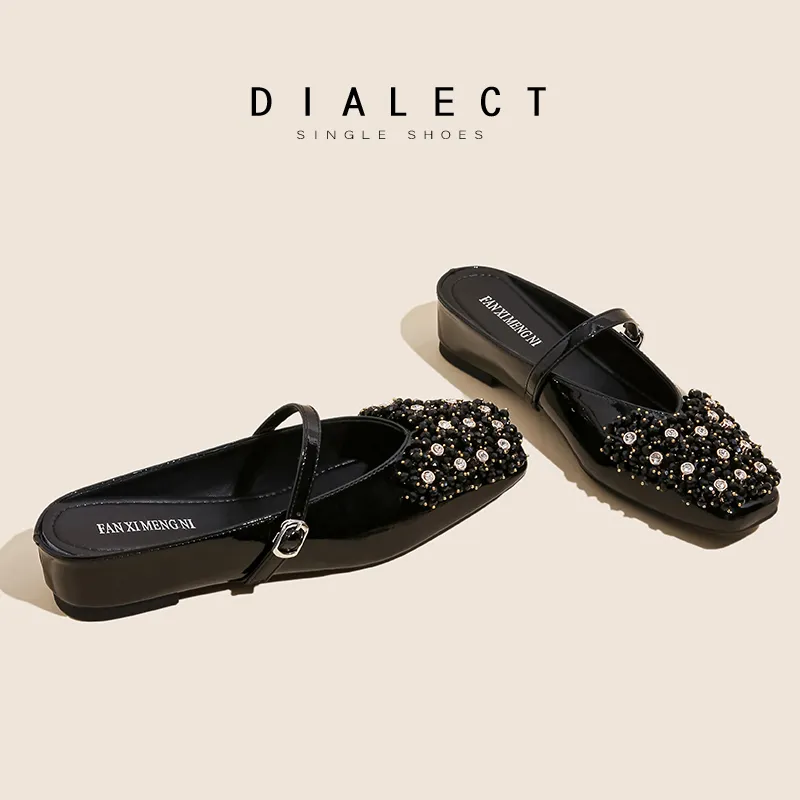 Lan Miao Closed Toe Slippers Women's-13