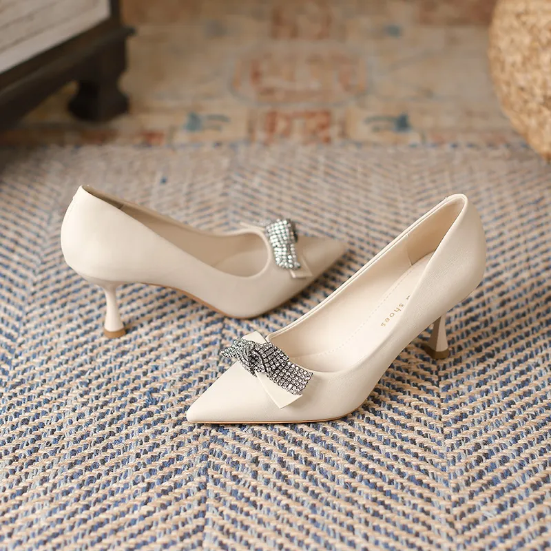 Lan Miao Slim Heel High Heels Women's-13