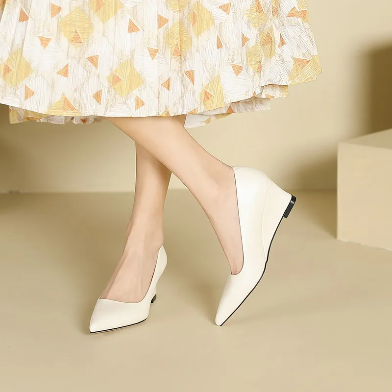 Lan Miao Wedge Heel High Heels Women's-17
