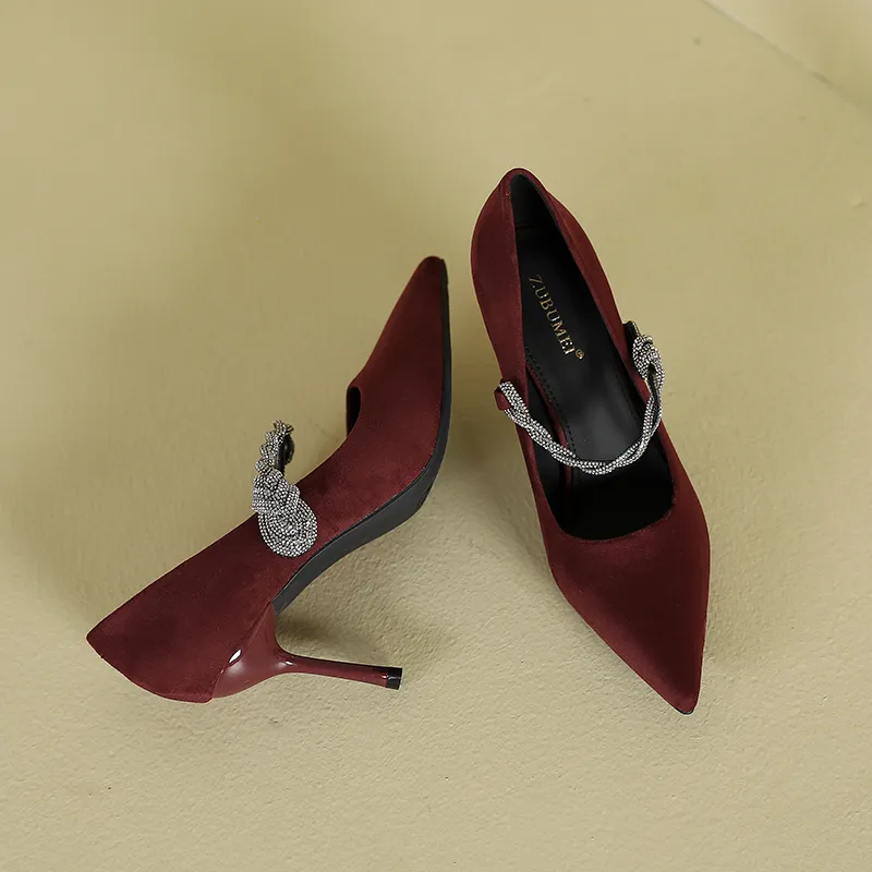 Lan Miao Slim Heel High Heels Women's-6