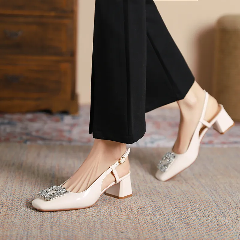 Lan Miao Chunky Heel High Heels Women's-2