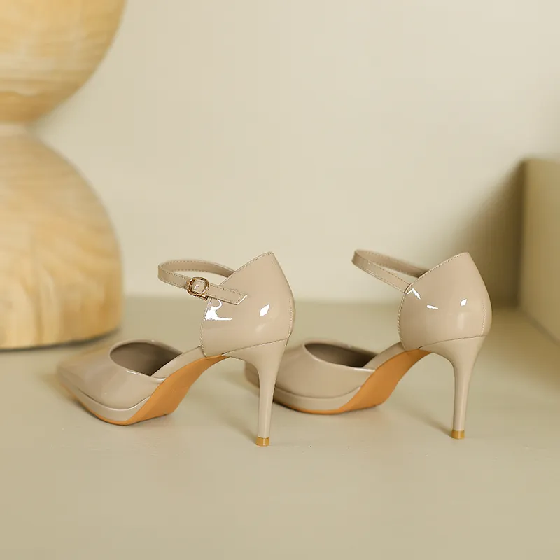 Lan Miao Slim Heel High Heels Women's-13