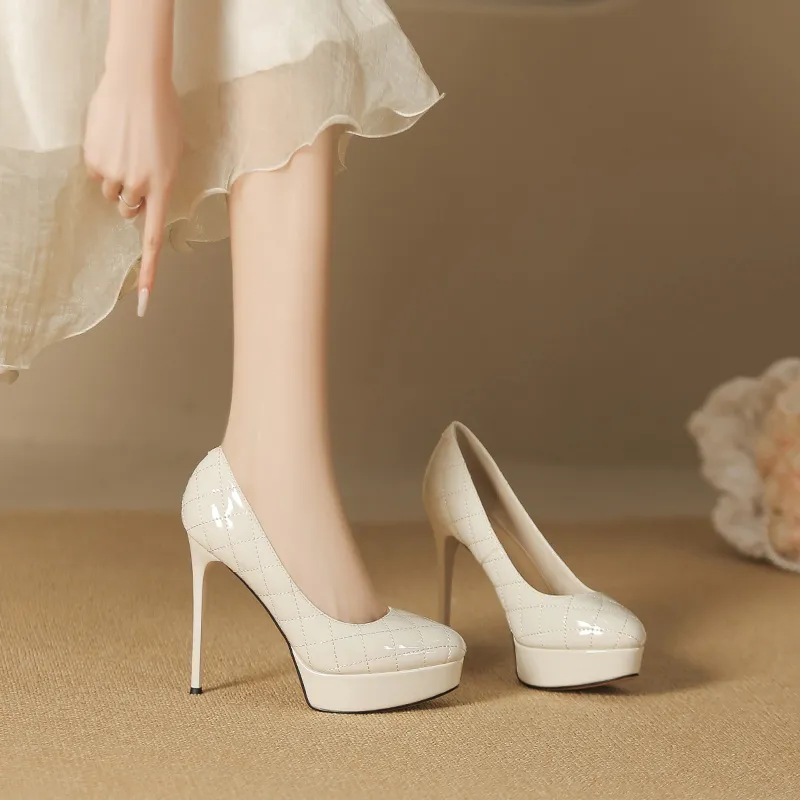 Lan Miao Slim Heel High Heels Women's-16