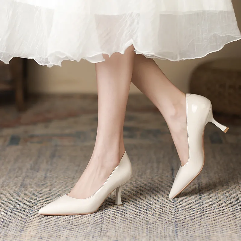 Lan Miao Slim Heel High Heels Women's-9