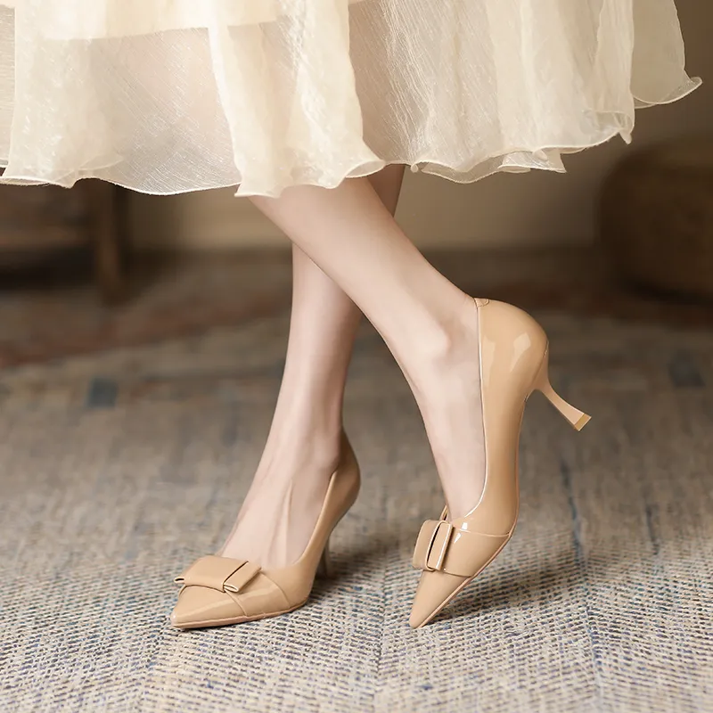 Lan Miao Slim Heel High Heels Women's-10