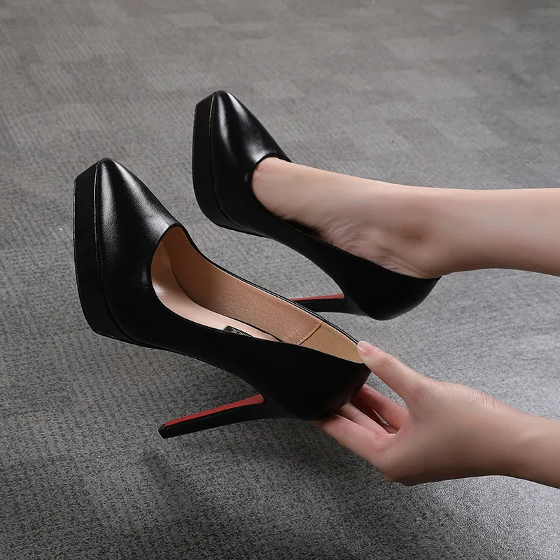 Lan Miao Slim Heel High Heels 12CM Women's-9