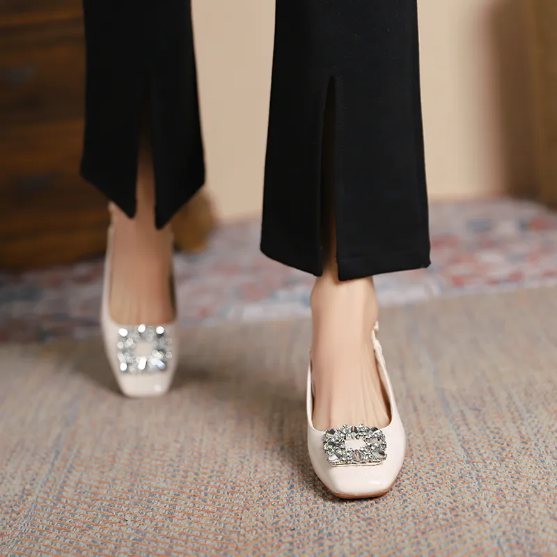Lan Miao Chunky Heel High Heels Women's-3