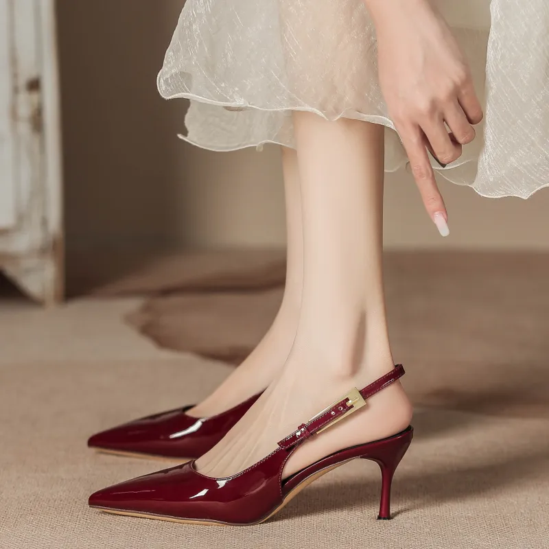 Lan Miao Slim Heel High Heels Women's-3