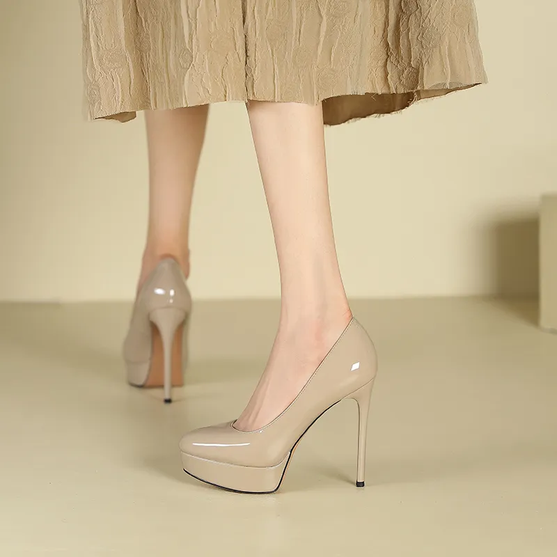 Lan Miao Slim Heel High Heels Women's-16
