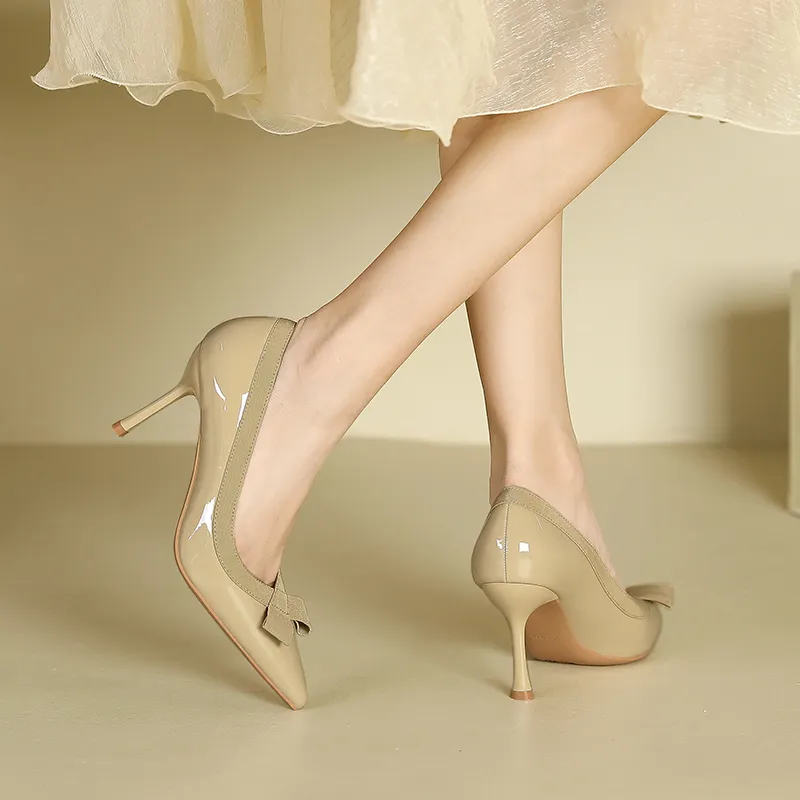 Lan Miao Slim Heel High Heels Women's-3