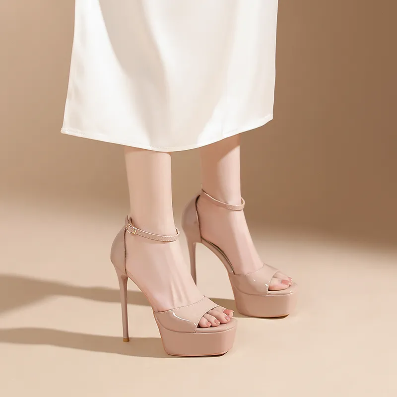 Lan Miao Slim Heel High Heels Women's-8