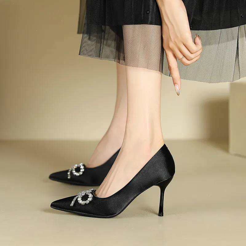 Lan Miao Slim Heel High Heels Women's-1