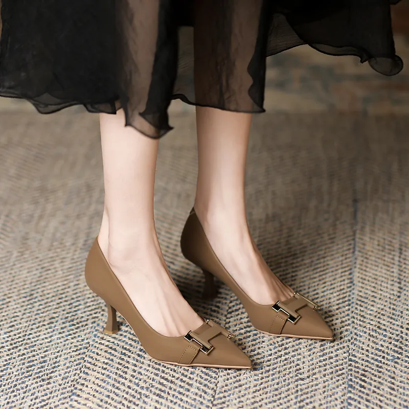 Lan Miao Slim Heel High Heels Women's-15
