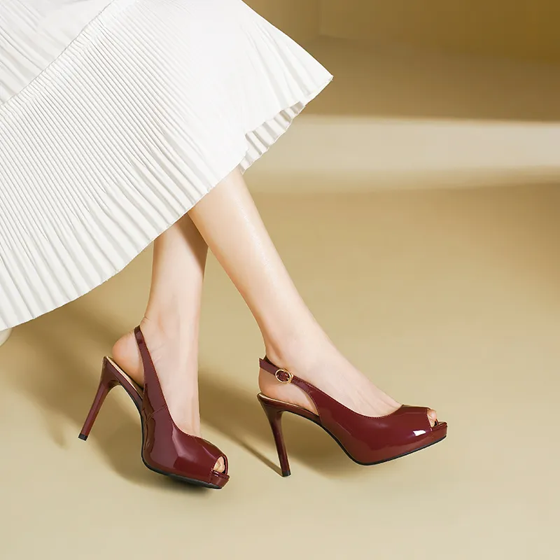 Lan Miao Slim Heel High Heels Women's-25