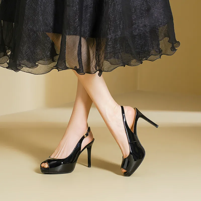 Lan Miao Slim Heel High Heels Women's-16