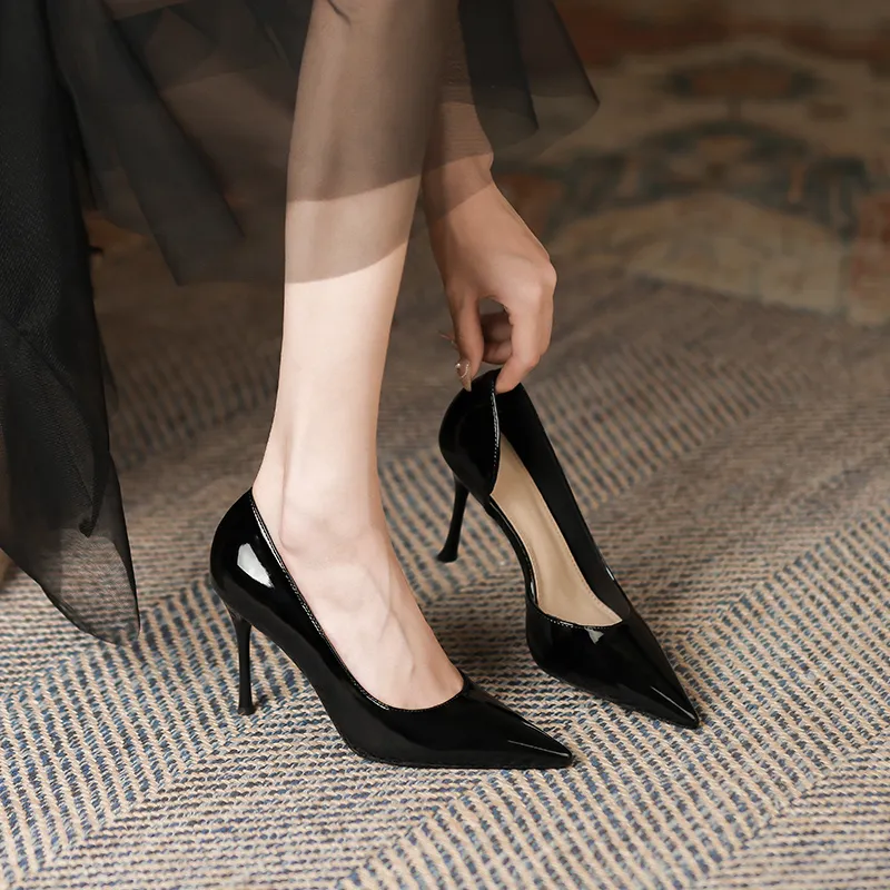 Lan Miao Slim Heel High Heels Women's-12
