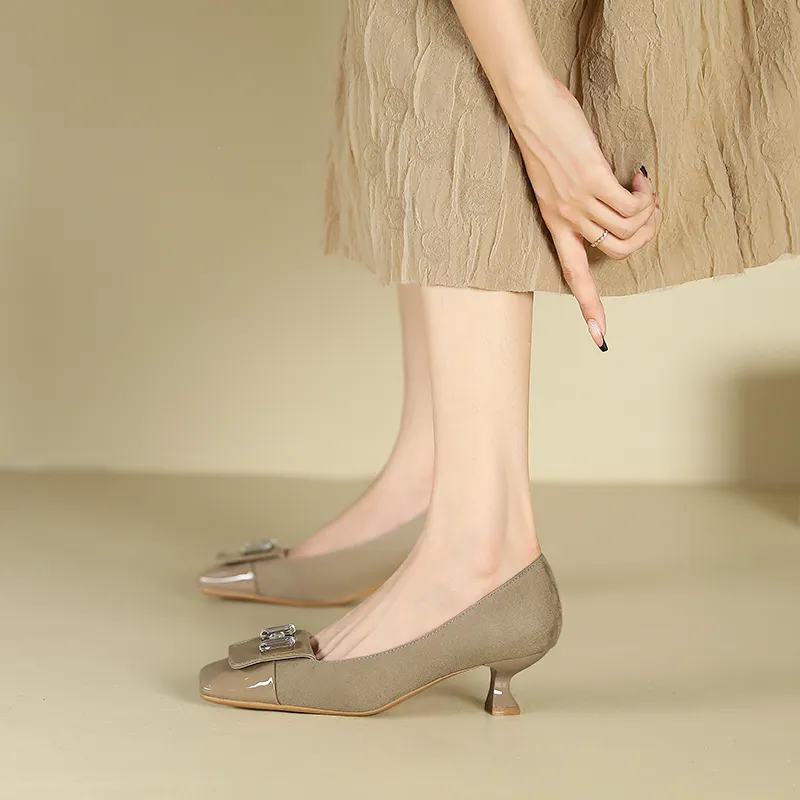 Lan Miao Slim Heel High Heels Women's-10