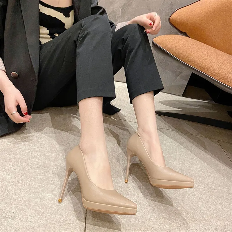 Lan Miao Slim Heel High Heels Women's-9