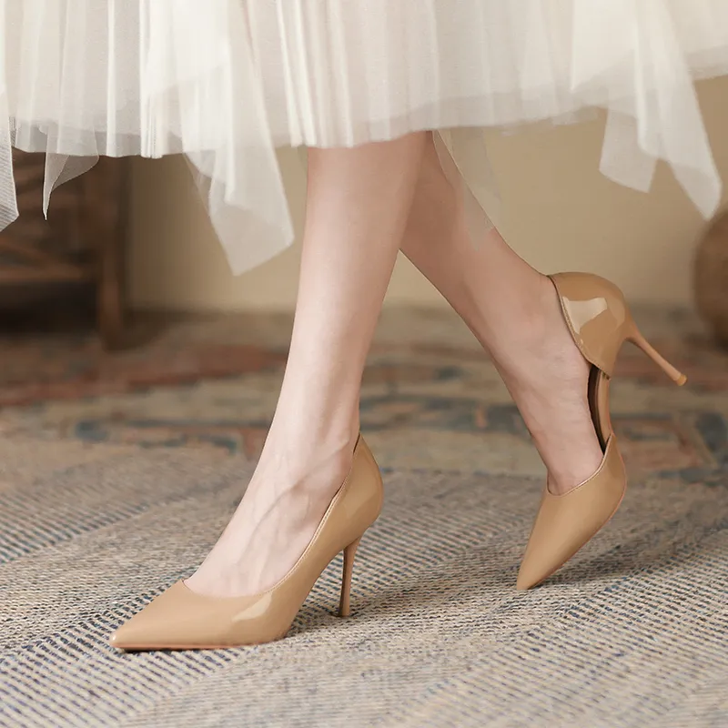 Lan Miao Slim Heel High Heels Women's-32