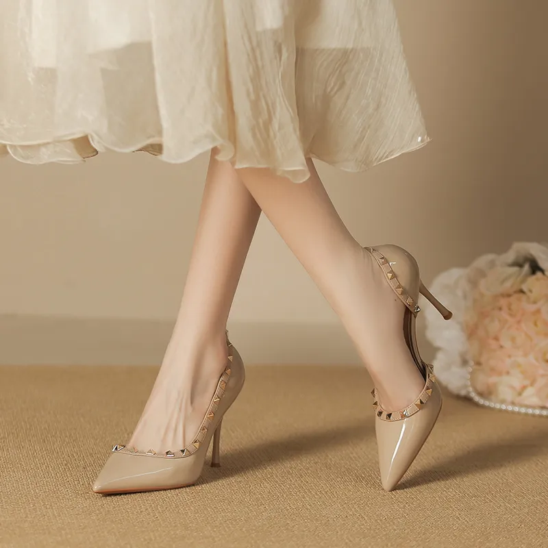 Lan Miao Slim Heel High Heels Women's-10