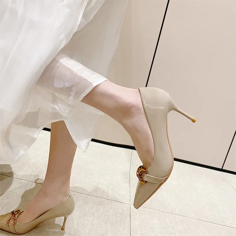 Lan Miao Slim Heel High Heels Women's-11