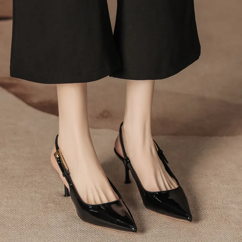Lan Miao Slim Heel High Heels Women's-8