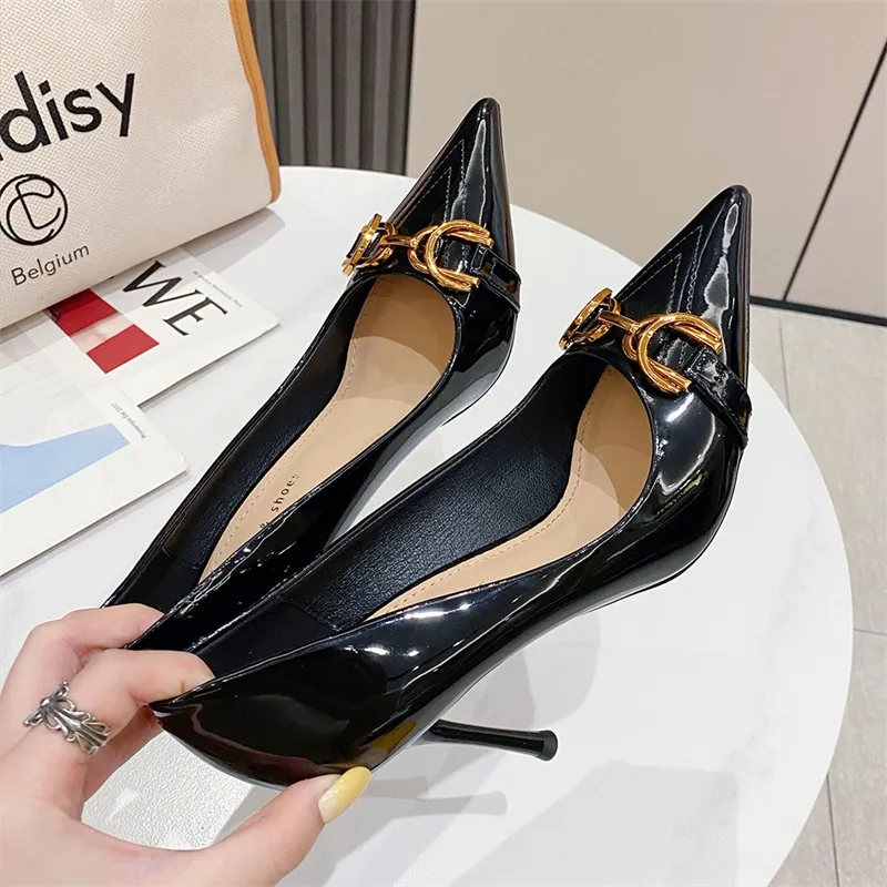 Lan Miao Slim Heel High Heels Women's-13