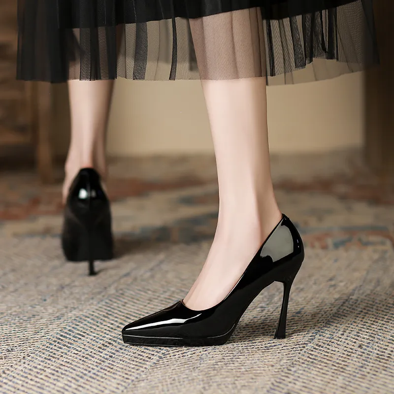 Lan Miao Slim Heel High Heels Women's-1