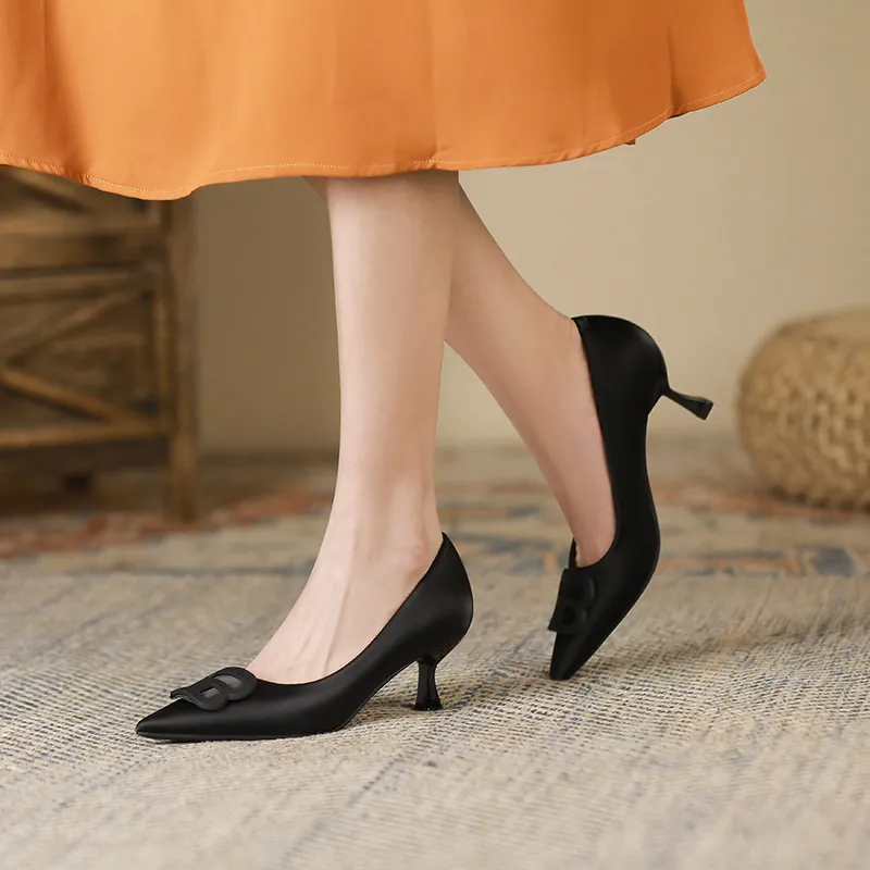 Lan Miao Slim Heel High Heels Women's-10